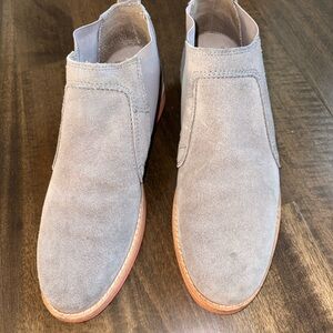 Men's Suede Slip-On Shoes - Gray